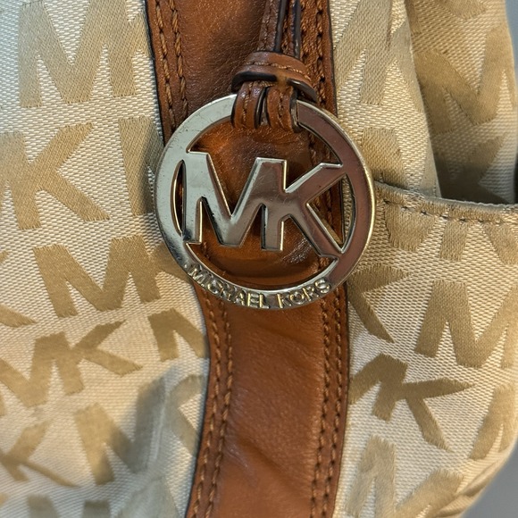 Michael Kors brown satchel Top Handle tote‎ handbag - Picture 3 of 10